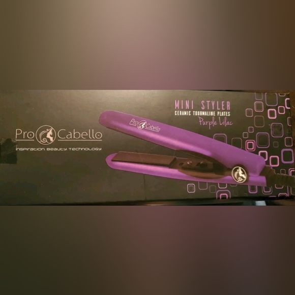 ProCabello Other - Pro Cabello mini styler Ceramic Tourmaline Plates Travel Flat Iron. New in box.